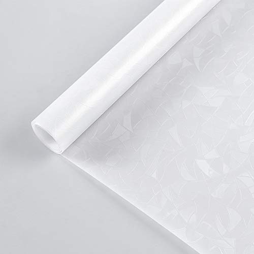 rabbitgoo Window Privacy Film, Rainbow Window Clings, 3D Decorative Window Vinyl