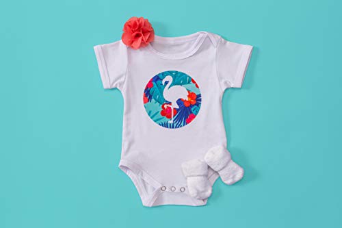 Cricut White Baby Bodysuit, 0 – 3 Months, Blanks Infusible Ink, 0-3