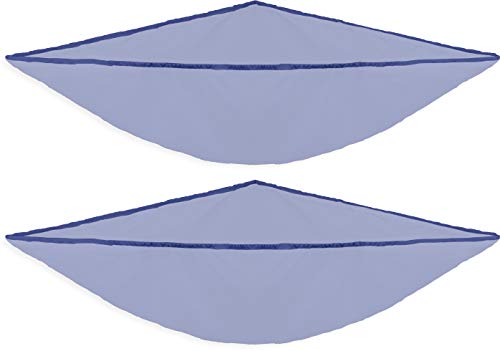 2 PK - SimpleHouseware Stuffed Animals Jumbo Toy Storage Hammock, Dark Blue