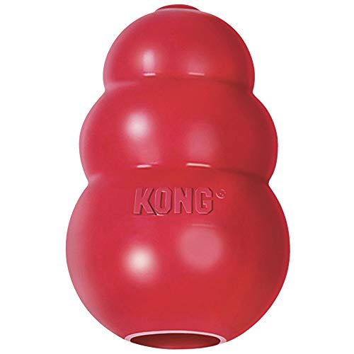 KONG - Classic Dog Toy, Durable Natural Rubber- Fun to Chew, Chase and Fetch