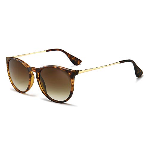 SUNGAIT Vintage Round Sunglasses for Women Men Girl Classic Retro Designer Style