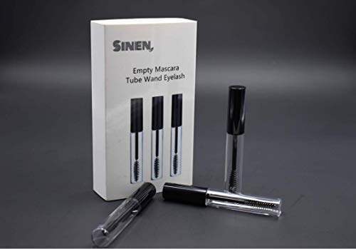Sinen 3pcs 10ml Empty Mascara Tube Wand Eyelash Cream Container Bottle