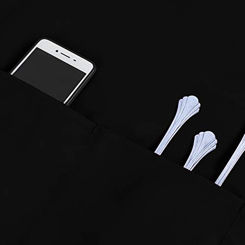 Utopia Kitchen Adjustable Bib Apron with 2 Pockets - Adjustable Neck Strap