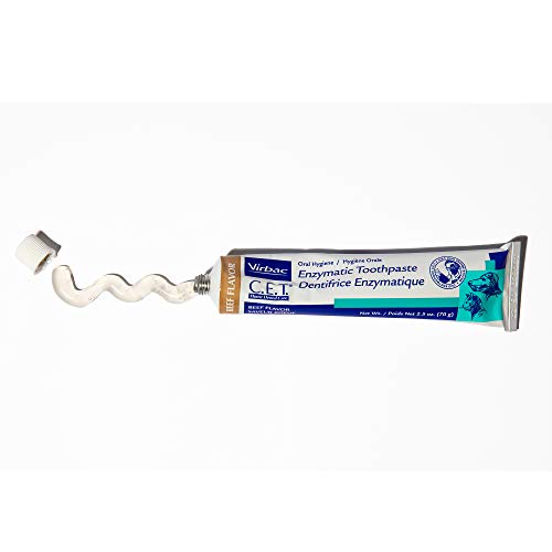 Virbac CET Enzymatic Toothpaste Eliminates Bad Breath by Removing Plaque and Tartar