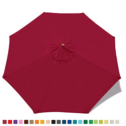 MASTERCANOPY 7.5ft Patio Umbrella Replacement Canopy Market Table Umbrella