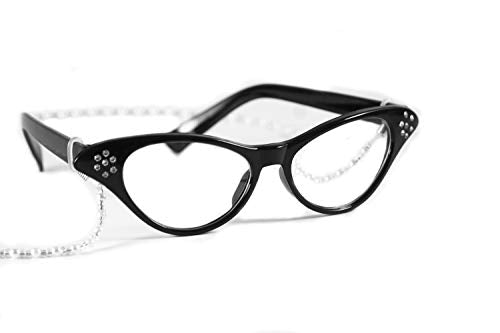 Vibe Old Lady Wig Cosplay Set, Gray Hair Granny Wig with Pearl Necklace, Glasses