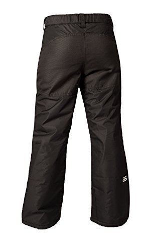 Arctix Kids Snow Pants with Reinforced Knees and Seat, Black, X-Small/Husky