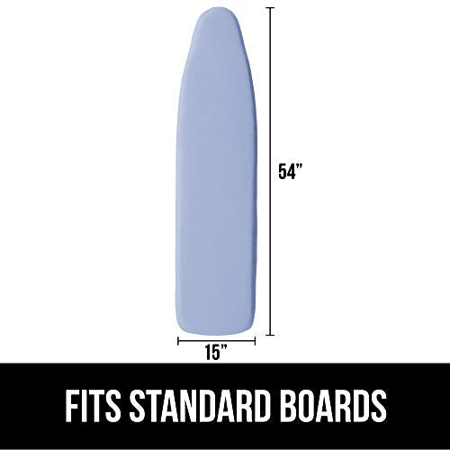 Gorilla Grip Reflective Silicone Ironing Board Cover, 15x54, Hook and Loop Fastener Straps