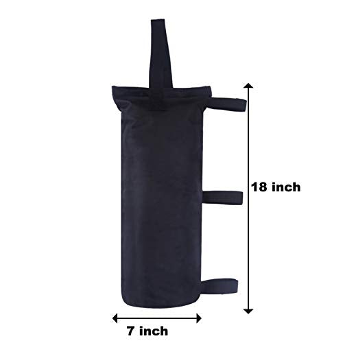 ABCCANOPY 112 LBS Outdoor Pop Up Canopy Tent Gazebo Weight Sand Bag Anchor Kit-4 Pack (Black)