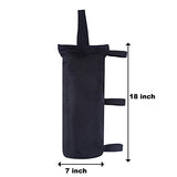 ABCCANOPY 112 LBS Outdoor Pop Up Canopy Tent Gazebo Weight Sand Bag Anchor Kit-4 Pack (Black)