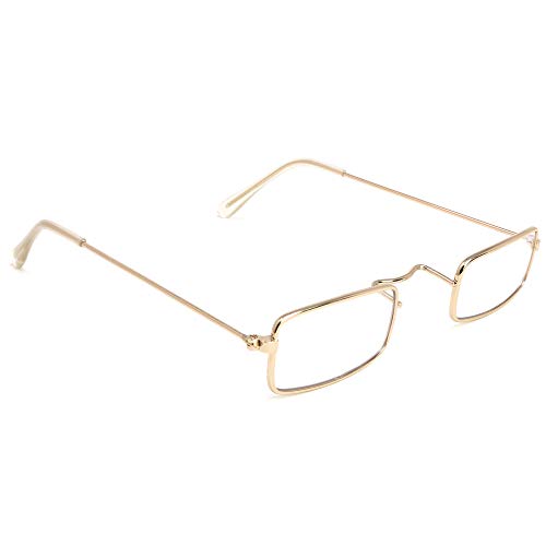 Skeleteen Old Man Costume Glasses - Rectangular Granny Dress Up Eyeglasses - 1 Pair