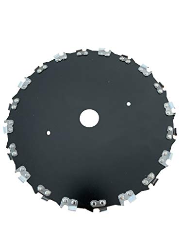 Forester Chainsaw Tooth 9" Brush Blade with 3/16" Round File 2 Piece Bundle