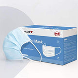 3-Ply Disposable Face Mask, One Size, Box of 50