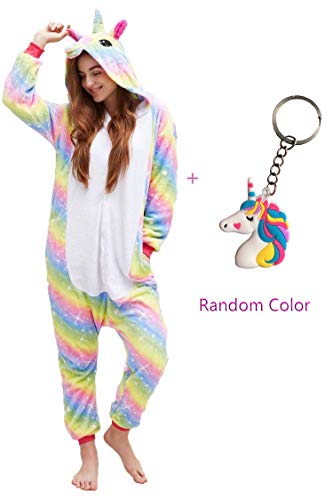 Licorne Unisex Adult Pajamas, Nousion Cosplay Christmas Unicorn Sleepwear