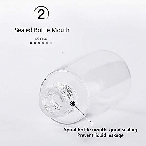 Spray Bottle Travel Size, Yamyone 2Pcs 60ml/2oz Fine Mist Hairspray Bottle