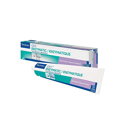 Virbac CET Enzymatic Toothpaste Eliminates Bad Breath by Removing Plaque and Tartar