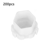 200Pcs Tattoo Ink Cups, Tattoo Pigment Ink Caps Honeycomb Shape Pigment Holder Cups Permanent Makeup Supplies For Tattooing Tattoo Machine (01#)