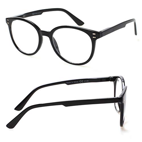 3 Pack Reading Glasses Spring Hinge Stylish Readers Black / Tortoise