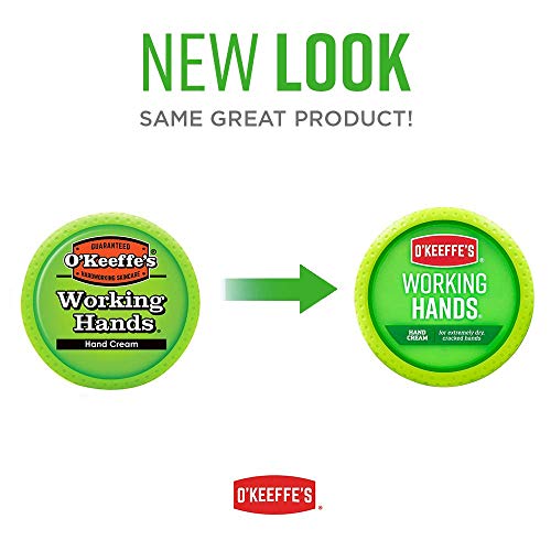 O'Keeffe's Working Hands Hand Cream, 3.4 Ounce Jar, (Pack 1)