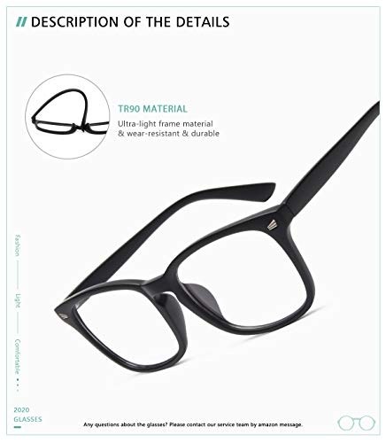 Gaoye 3-Pack Blue Light Blocking Glasses Women Men, Fashion Computer Gaming