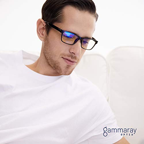 GAMMA RAY 003 UV Glare Protection Amber Tinted Computer Readers Glasses