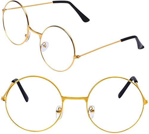 Beefunny Old Man Wig and Glasses Grandpa Costume Accessories Inflatable