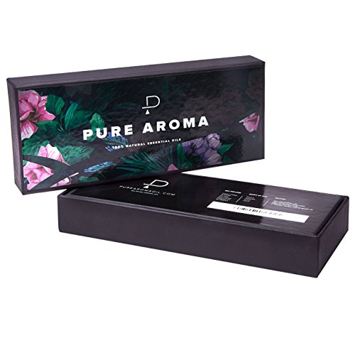 Essential Oils by PURE AROMA 100% Pure Therapeutic Grade Oils kit- Top 6 Aromatherapy