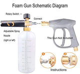 DUSICHIN SFL-001 Foam Cannon Snow Foam Lance Pressure Washer Jet Wash Quick