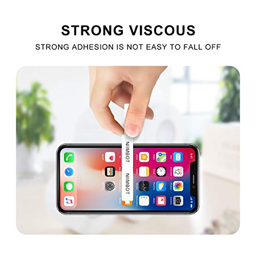 Label Maker Tape NIIMBOT D11 0.5"4.3" Adapted Label Print Paper Standard Laminated Office Labeling Tape Replacement for D11 Handheld Label Machine Waterproof Tear Proof 1 Roll 65 Pcs (Cable)