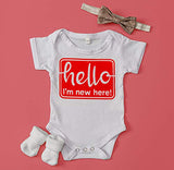 Cricut White Baby Bodysuit, 0 – 3 Months, Blanks Infusible Ink, 0-3