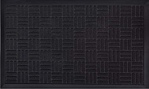 Gorilla Grip Original Durable Natural Rubber Door Mat, 29x17, Heavy Duty Doormat