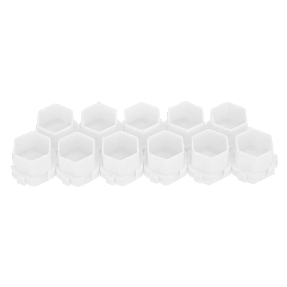 200Pcs Tattoo Ink Cups, Tattoo Pigment Ink Caps Honeycomb Shape Pigment Holder Cups Permanent Makeup Supplies For Tattooing Tattoo Machine (01#)