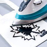 ARHIKY HTV 12IN x 5FT Roll - Iron On Heat Transfer Vinyl (Black)