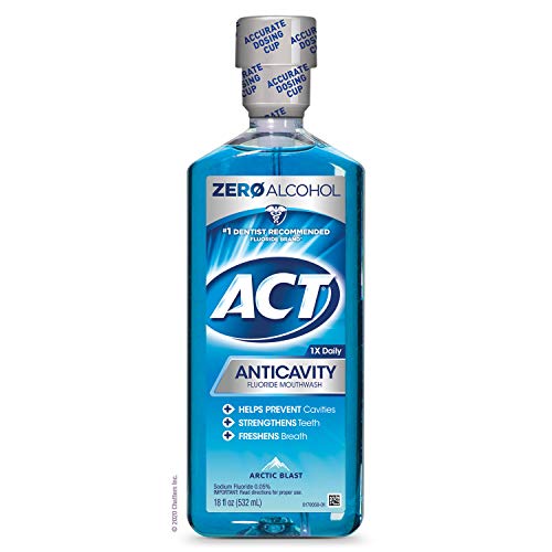Act Anticavity Fluoride Mouthwash, Arctic Blast, 18 Oz