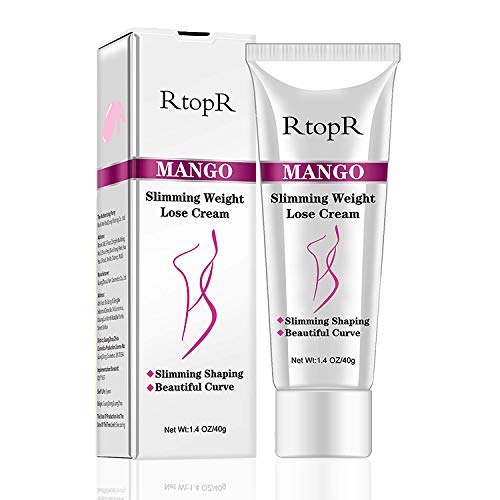 Slimming Cream for Tummy, Abdomen, Belly & Waist - Firming Hot Cream for Weight Loss - Anti Cellulite Fat Burner - Natural Ingredients (Mango)