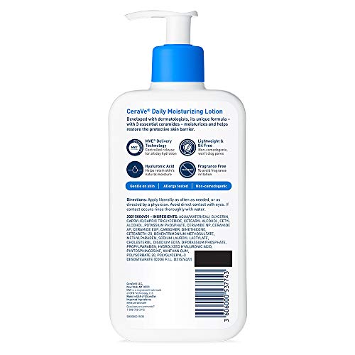 CeraVe Daily Moisturizing Lotion for Dry Skin | Body Lotion & Facial Moisturizer