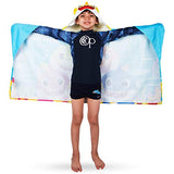Franco Kids Bath and Beach Soft Cotton Terry Hooded Towel Wrap, 24" x 50", Baby Shark
