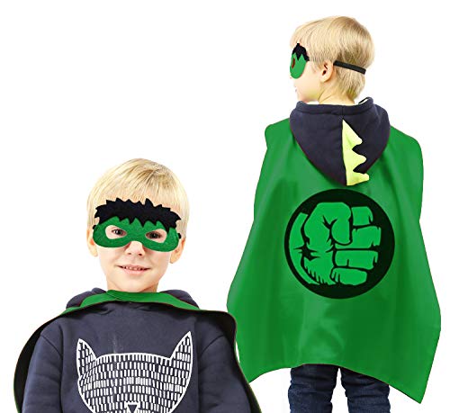 GREAMBABY Superhero Capes with Masks Dress up Costumes Birthday Party