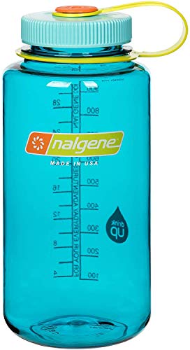 Nalgene Wide Mouth Bottle, 32 oz, Cerulean 1 Pack
