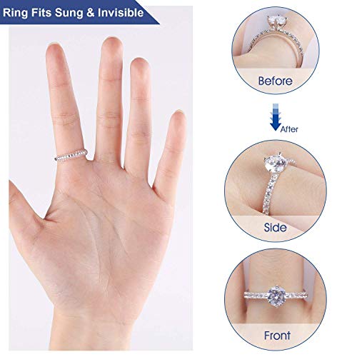 Ring Size Adjuster for Loose Rings Invisible Transparent Silicone Guard Clip