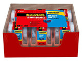 Scotch Heavy Duty Shipping Packaging Tape, 6 Rolls with Dispenser, 1.88" x 22.2 yd, 1.5"