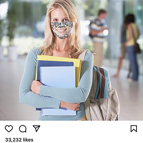 No Fog Clear Face Mask Dust Proof Cloth Nose Wire Covering Visible Expression Deaf