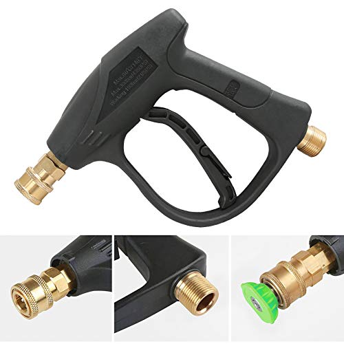 Sooprinse High Pressure Washer Gun,3000 PSI Max with 5 Color Quick Connect Nozzles