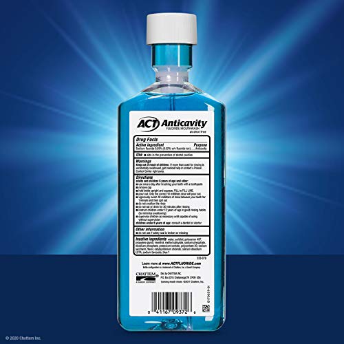 Act Anticavity Fluoride Mouthwash, Arctic Blast, 18 Oz