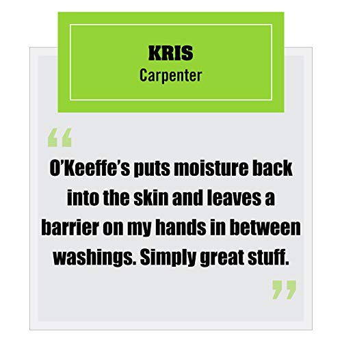 O'Keeffe's Working Hands Hand Cream, 3.4 Ounce Jar, (Pack 1)