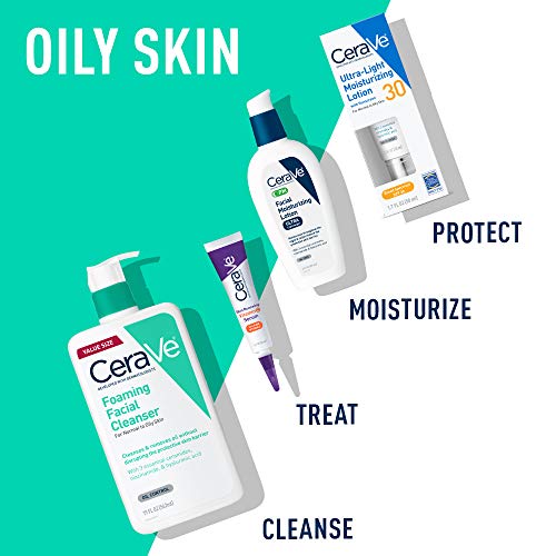CeraVe Foaming Facial Cleanser | Makeup Remover and Daily Face Wash