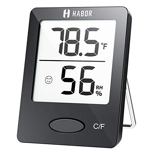 Habor Hygrometer Indoor Thermometer, Humidity Gauge Room Thermometer Indoor