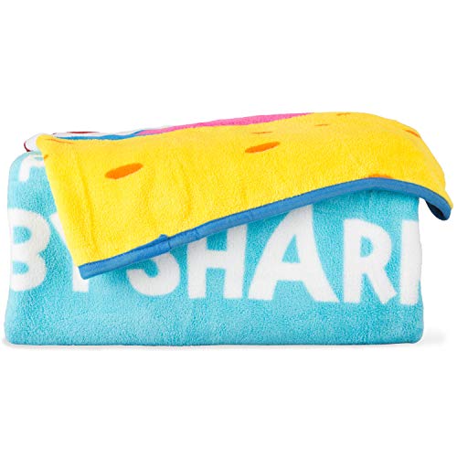 Franco Kids Bedding Super Soft Plush Throw, 46" x 60", Baby Shark