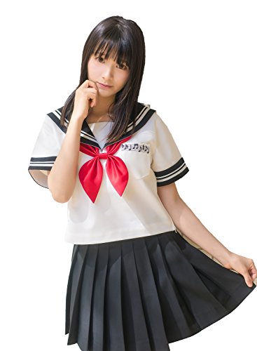 Beautifulfashionlife Girl's Solid Pleated High Waist Cosplay Skirts(XS,Black)