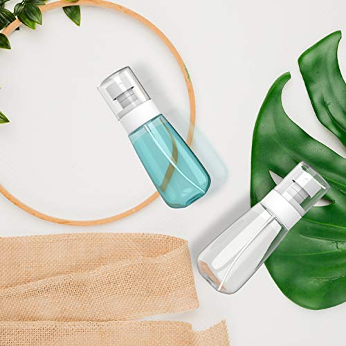 Relanor Pack 2 Small Spray Bottle Travel Size 2oz/60ml - Fine Mist Hair Sprayer